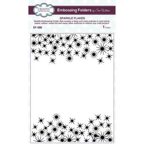 Sparkle Flakes Embossing folder EF-088